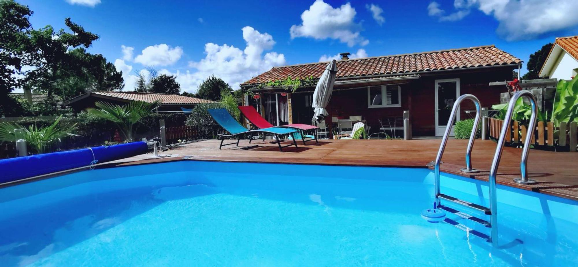 Maison & Piscine Prives,Plages Ocean Et Lac A 10 Kms Linxe Luaran gambar