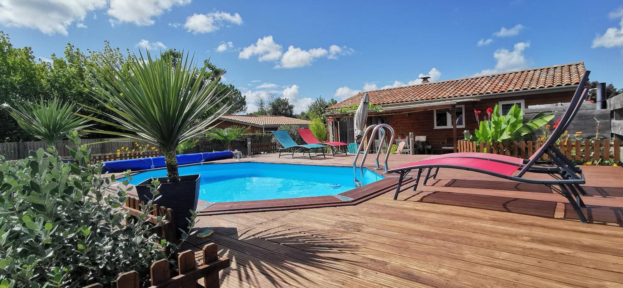 Maison & Piscine Prives,Plages Ocean Et Lac A 10 Kms Linxe Luaran gambar