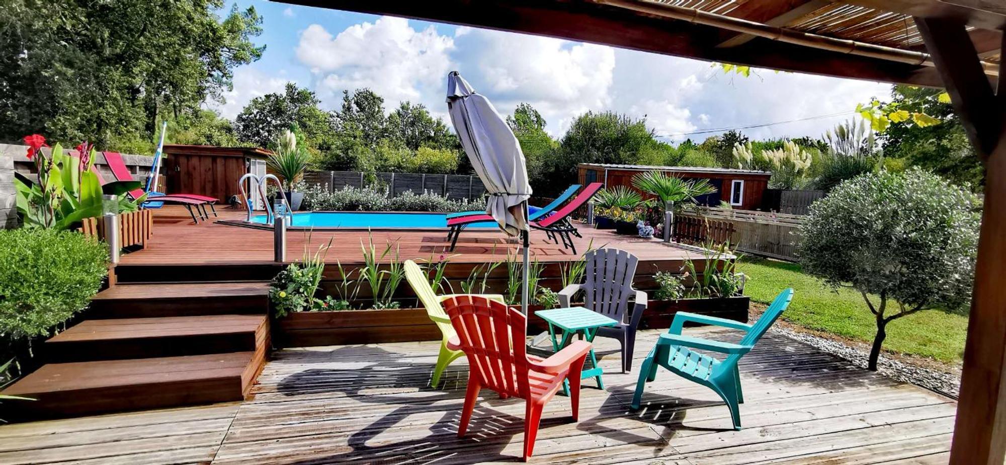 Maison & Piscine Prives,Plages Ocean Et Lac A 10 Kms Linxe Luaran gambar